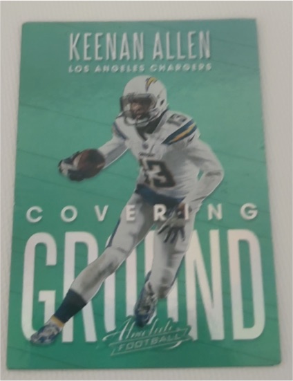 2018 Panini Absolute Covering Ground #CG-KA Keenan Allen — front