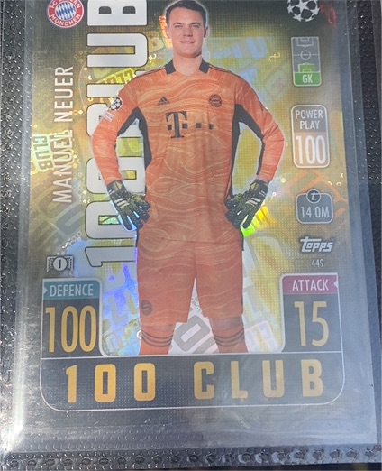 2021-22 Topps Match Attax UCL #449 Manuel Neuer — front