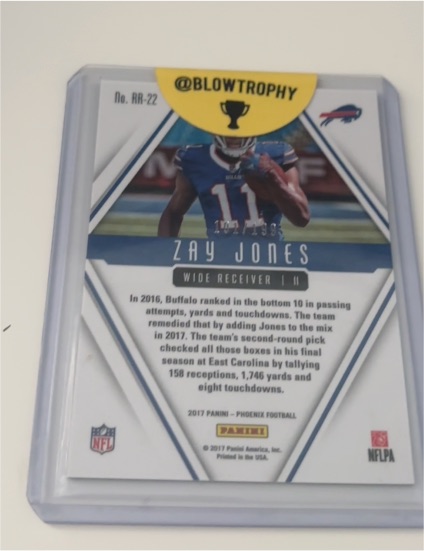 2017 Panini Rookies & Stars RR-22 Zay Jones — front