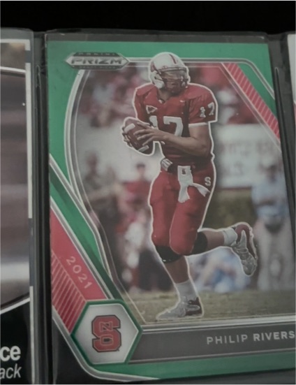2021 Panini Prizm Draft Picks #17 Philip Rivers Green Prizm — front