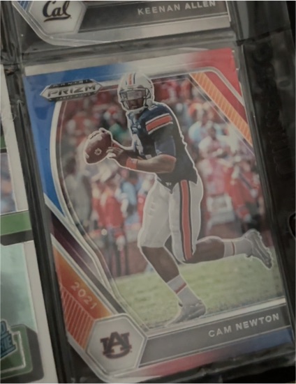 2021 Panini Prizm Draft Picks #28 Cam Newton — front