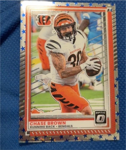 2025 Panini Donruss Optic #197 Chase Brown — front