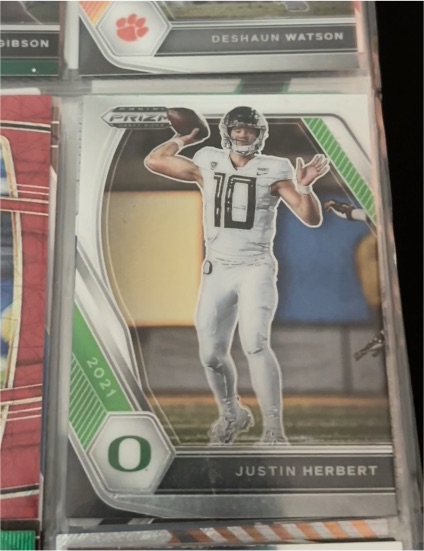 2021 Panini Prizm Draft Picks #20 Justin Herbert — front