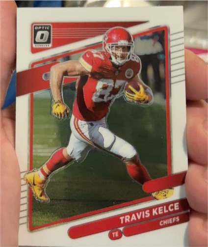 2021 Donruss Optic #33 Travis Kelce — front