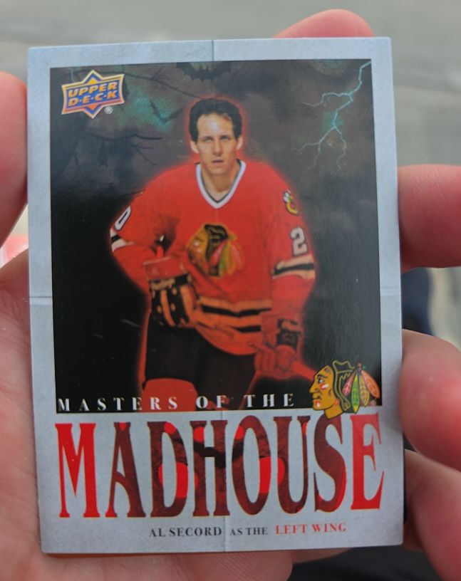 2025 Upper Deck Chicago Blackhawks Centennial Masters of the Madhouse #MM-15 Al Secord — front