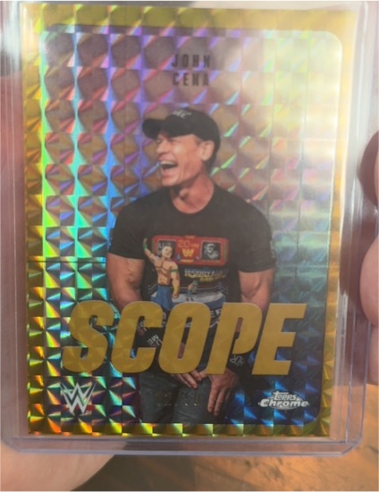 2026 Topps Chrome WWE #SCO-5 John Cena Scope — front