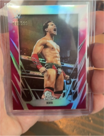 2026 Topps Chrome WWE #122 Berto — front