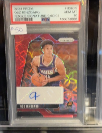 2024 Panini Prizm #RSI-OIS Oso Ighodaro Rookie Signature Choice — front
