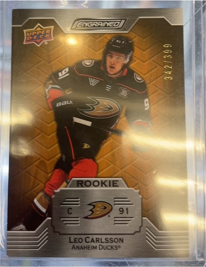 2023-24 Upper Deck Engrained #165 Leo Carlsson — front