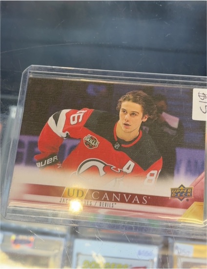 2022-23 Upper Deck Extended UD Canvas #C412 Jack Hughes — front