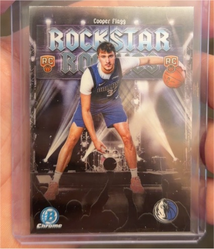 2025-26 Bowman Basketball Chrome Rockstar Rookies #RR-1 Cooper Flagg — front