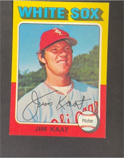 1975 Topps #243 Jim Kaat — front