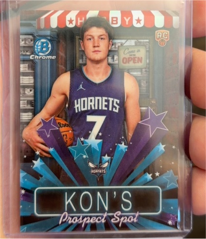 2025-26 Bowman Chrome #HS-7 Kon Knueppel — front