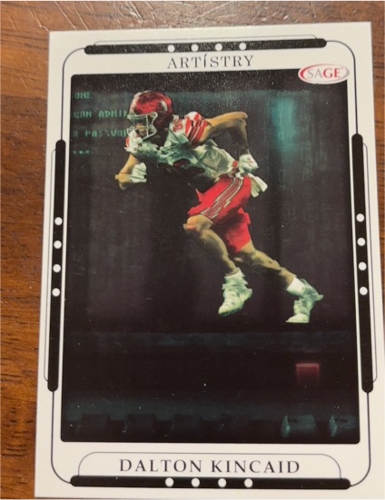2023 Sage Artistry #39 Dalton Kincaid — front