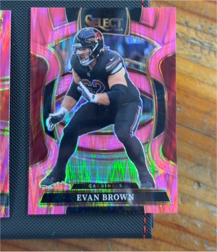 2025 Panini Select #24 Evan Brown — front