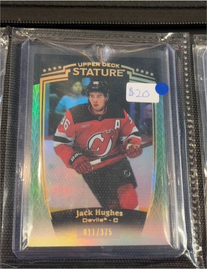 2024-25 Upper Deck Stature #12 Jack Hughes — front
