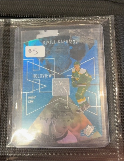 2023-24 Upper Deck Extended SPx Holoview Retro #SPX-14 Kirill Kaprizov — front