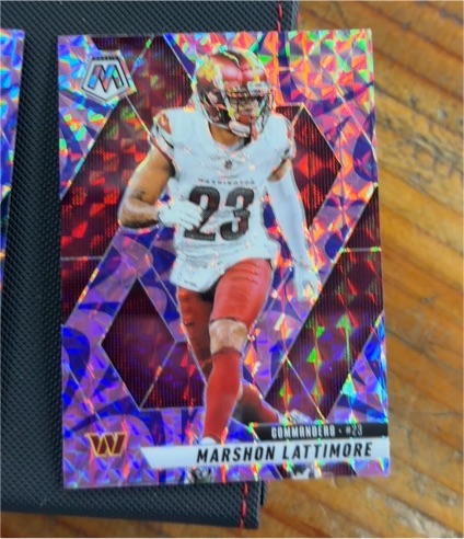 2025 Panini Mosaic #7 Marshon Lattimore — front