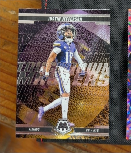 2025 Panini Mosaic Touchdown Masters #4 Justin Jefferson — front