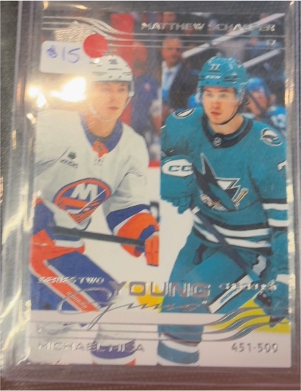 2025-26 Upper Deck Series 2 Young Guns #500 Matthew Schaefer Michael Misa — front