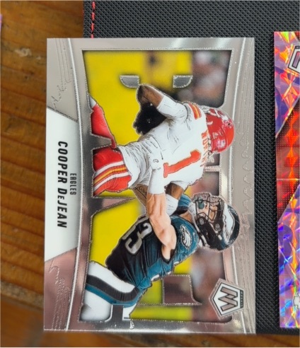 2025 Panini Mosaic Bang! #9 Cooper DeJean — front