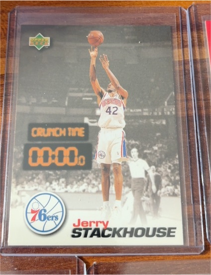 1997 Upper Deck Crunch Time #CT34 Jerry Stackhouse — front