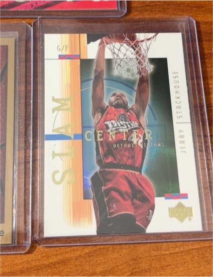 2001-02 Upper Deck Slam Center #SC14 Jerry Stackhouse — front
