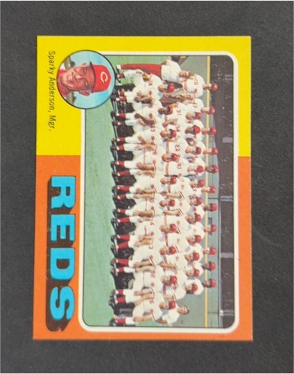 1975 Topps #531 Sparky Anderson Cincinnati Reds Team Checklist — front