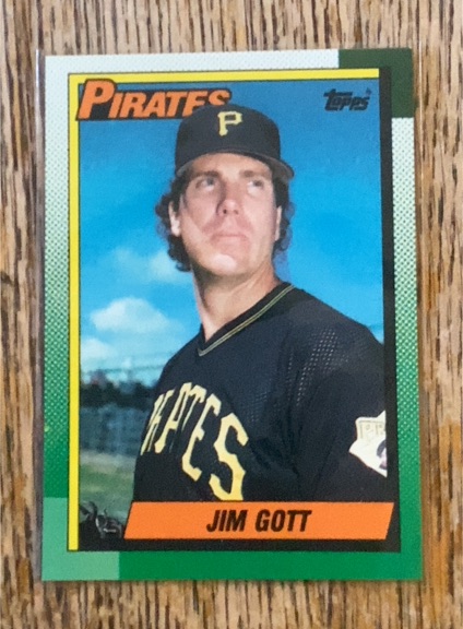 1990 Topps #292 Jim Gott — front