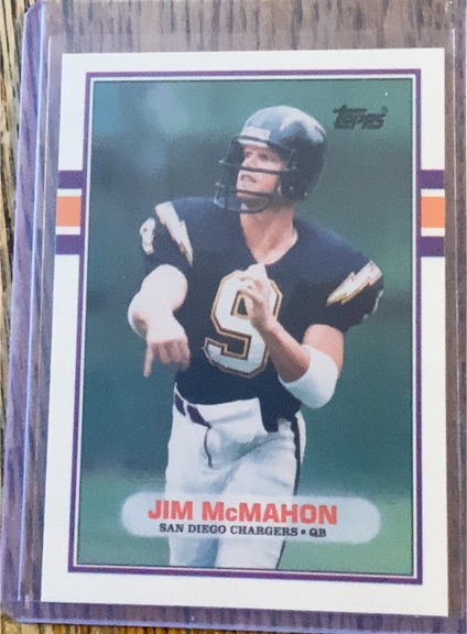 1989 Topps Traded #97T Jim McMahon — front
