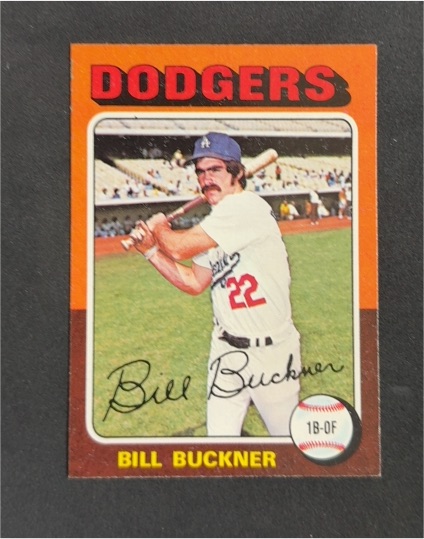 1975 Topps #244 Bill Buckner — front