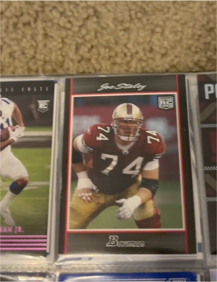 2007 Bowman #BC42 Joe Staley — front