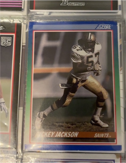 1990 Score #357 Rickey Jackson — front