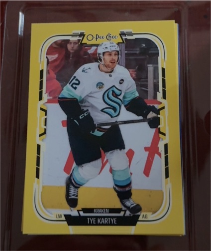 2025-26 O-Pee-Chee #48 Tye Kartye Seattle Kraken — front