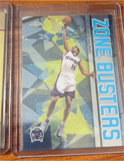2002-03 Topps Chrome #ZB3 Peja Stojakovic Zone Busters — front