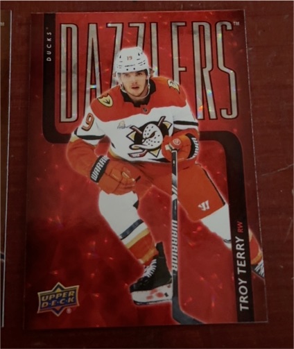 2025-26 Upper Deck Series 2 #DZ-62 Troy Terry Dazzlers — front