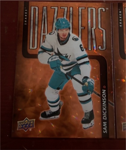 2025-26 Upper Deck Series 2 #DZ-82 Sam Dickinson Orange Dazzlers — front