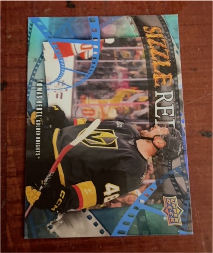 2025-26 Upper Deck #SR-58 Tomas Hertl Sizzle Reel Vegas Golden Knights — front