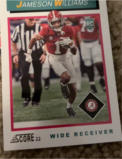 2022 Panini Score #TB9 Jameson Williams — front