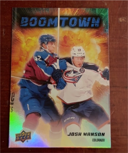 2025-26 Upper Deck Series 2 #BT-9 Josh Manson Boomtown — front