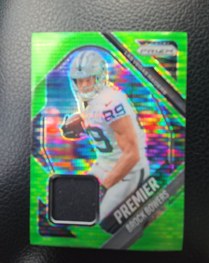 2024 Panini Prizm Premier Jerseys #PJ-BBS Brock Bowers — front