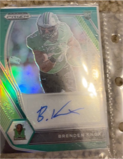 2021 Panini Prizm Draft Picks #DPA-BKN Brenden Knox — front