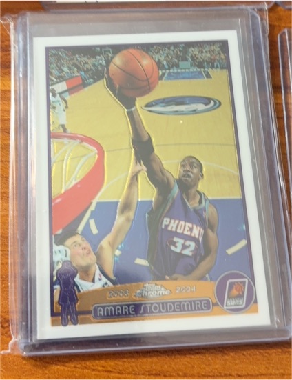 2003-04 Topps Chrome #67 Amare Stoudemire — front