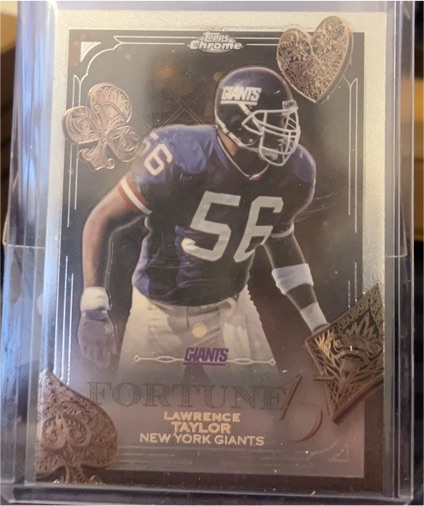 2025 Topps Chrome Fortune 15 #F15-32 Lawrence Taylor — front