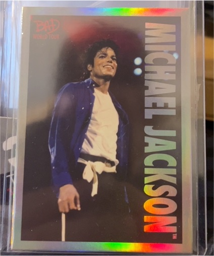 2026 Keepsake Michael Jackson BAD World Tour #38 — front