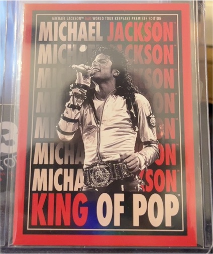 2025 Keepsake Premiere Edition Michael Jackson Bad World Tour King of Pop — front