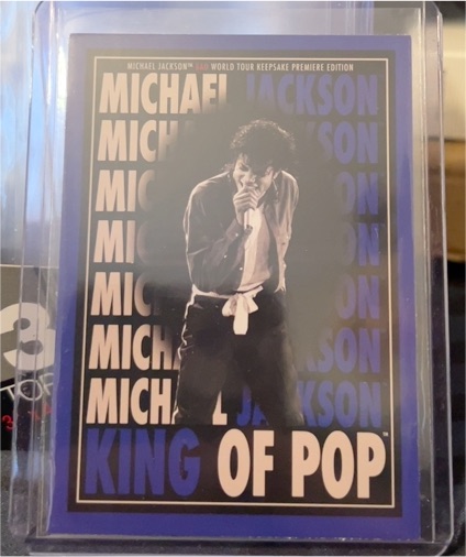 2026 Keepsake Premiere Edition Michael Jackson King of Pop — front