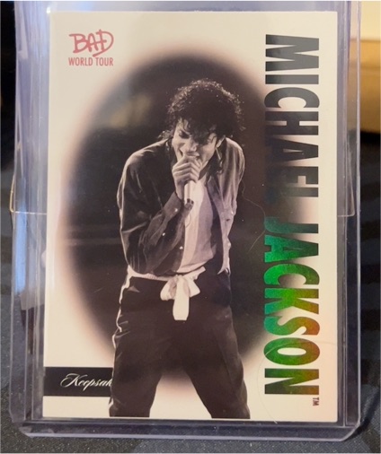 2026 Keepsake Premiere Edition #19 Michael Jackson Bad World Tour — front
