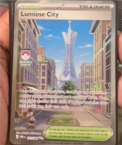 2026 Pokémon TCG Lumiose City POR #111 Trainer Stadium — front