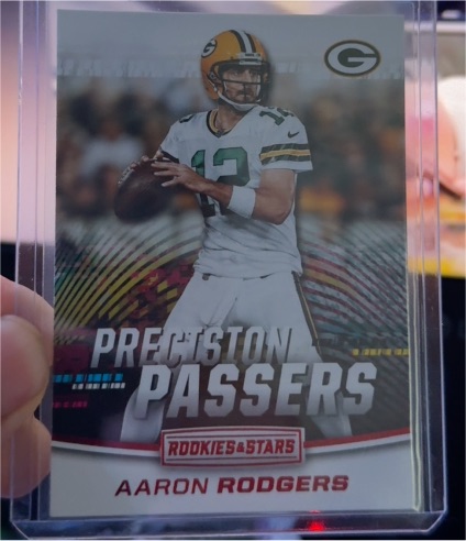 2018 Panini Rookies & Stars Precision Passers #PP-2 Aaron Rodgers — front